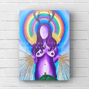 Lady of The Sacred Isle Canvas