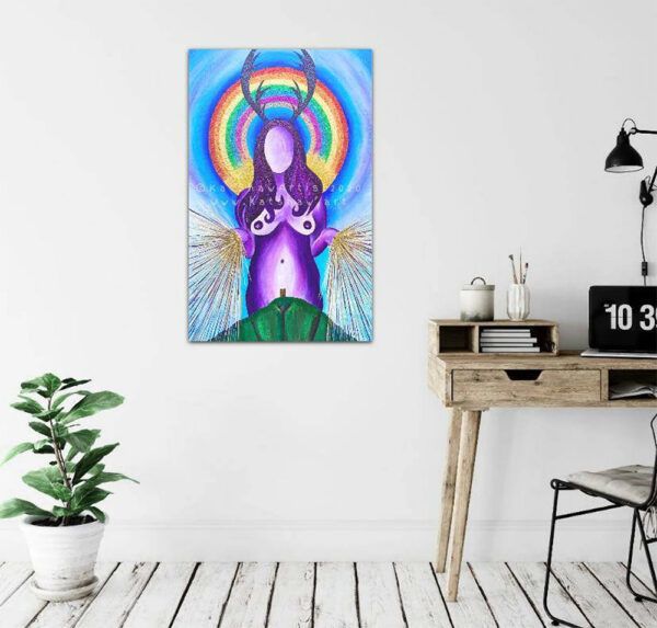 Lady of The Sacred Isle Canvas