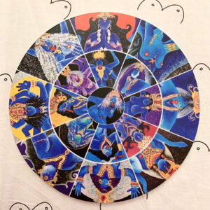 Wheel of Kali Circular Print