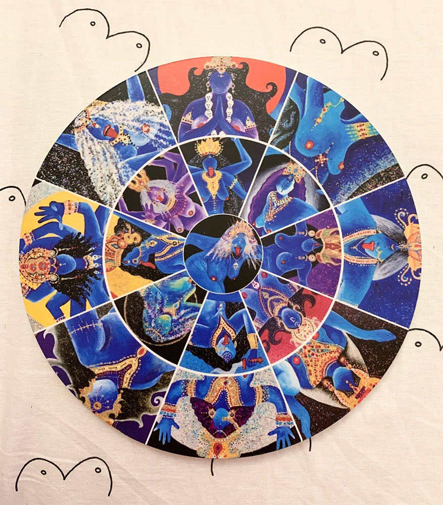 Wheel of Kali Circular Print