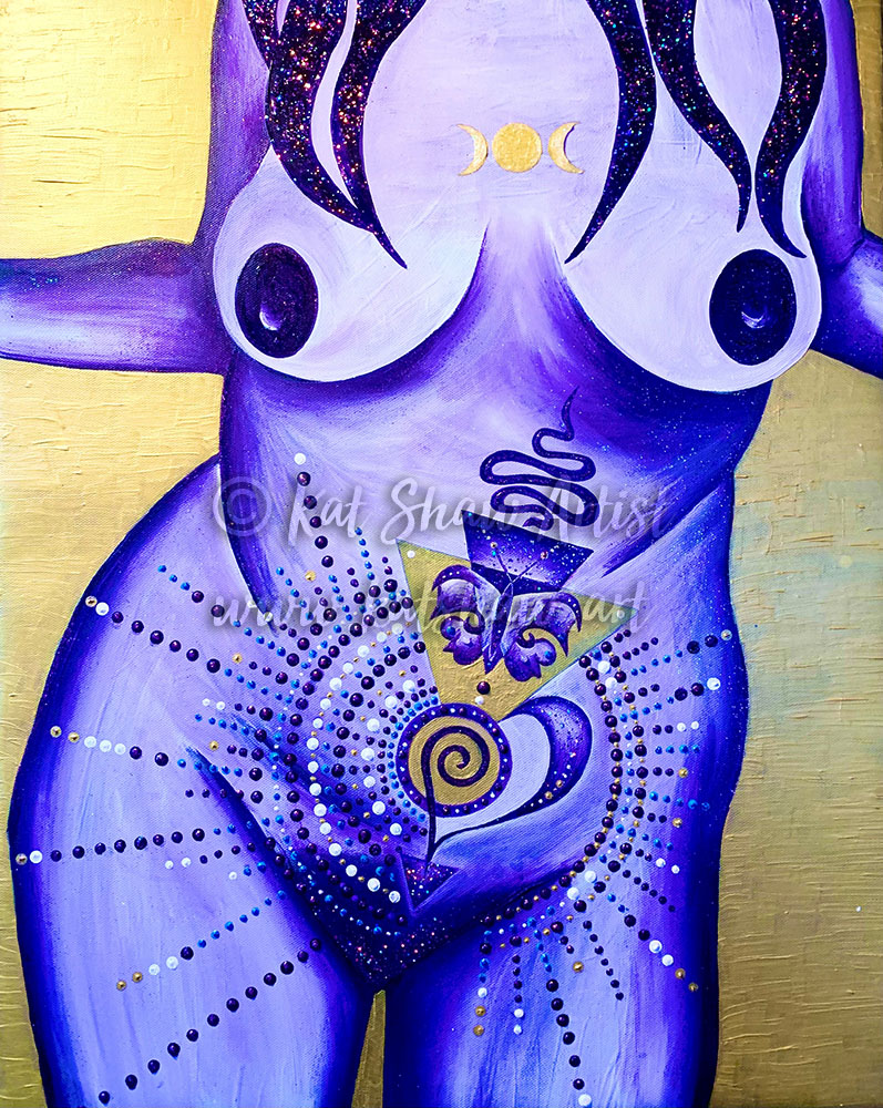 Violet Butterfly Womb Goddess