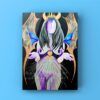 Dark Lady A6 postcard