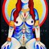 Lady tantra A6 postcard - Image 3