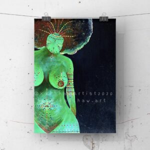 Earth Warrior A4 print
