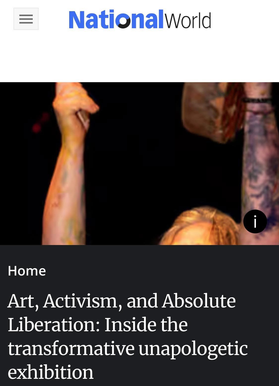 Art, Activism and Absolute Liberation Art, Activism and Absolute Liberation