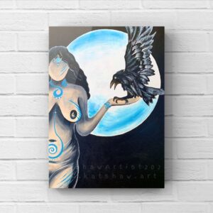 The Morrigan A4 print