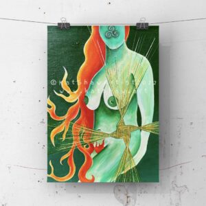 Brigid A4 print