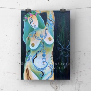 Forest Maiden A4 print