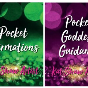 Set of Pocket Goddess Iffirmation cards and Pocket Goddess guidance cards
