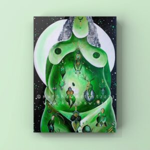 Ancient Moon Goddess A6 postcard